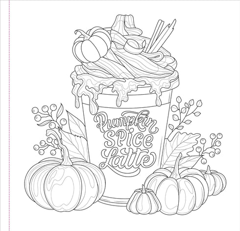 AUTUMN DREAMS ADULT COLORING BOOK - PETER PAUPER PRESS, INC.